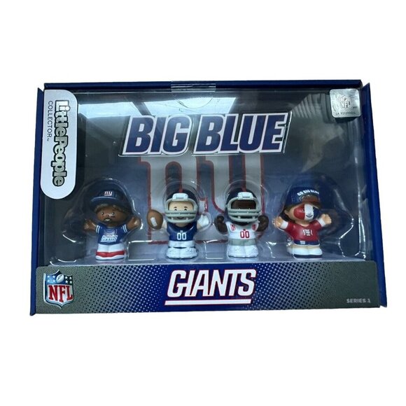 Fisher Price NFL New York Giants “Big Blue” Little People Collector Set Series - Picture 5 of 5